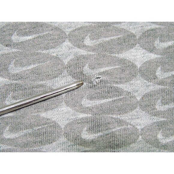 Nike All Over Logo Dri Fit The Nike Tee Athletic Short Sleeve T-Shirt Gray Sz Sm - Picture 8 of 11